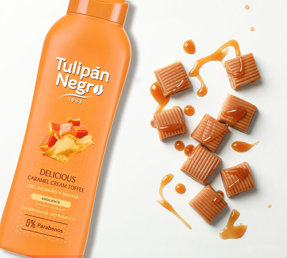 Gel douche tulipan caramel 650 ml