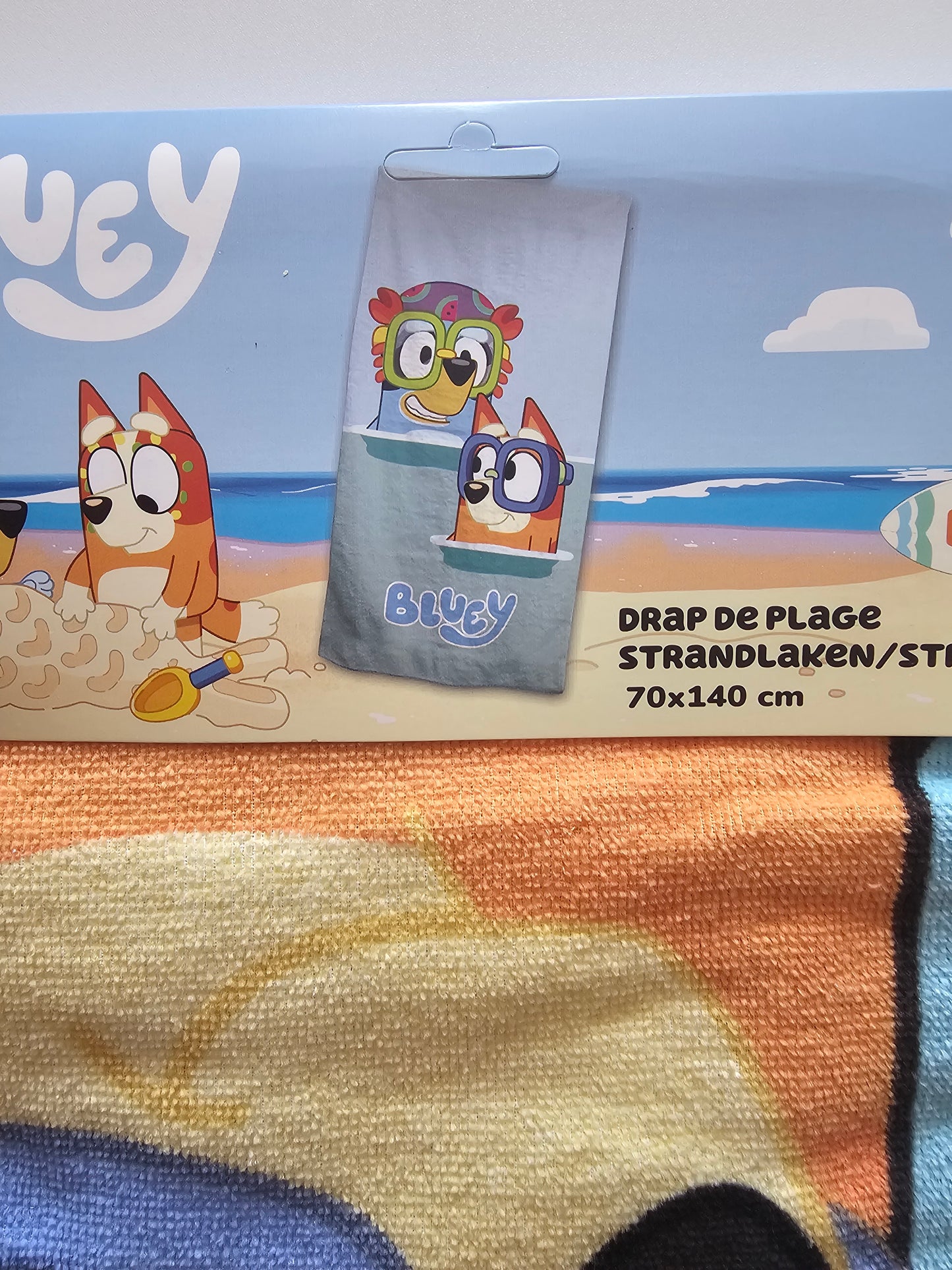 Drap de plage bluey