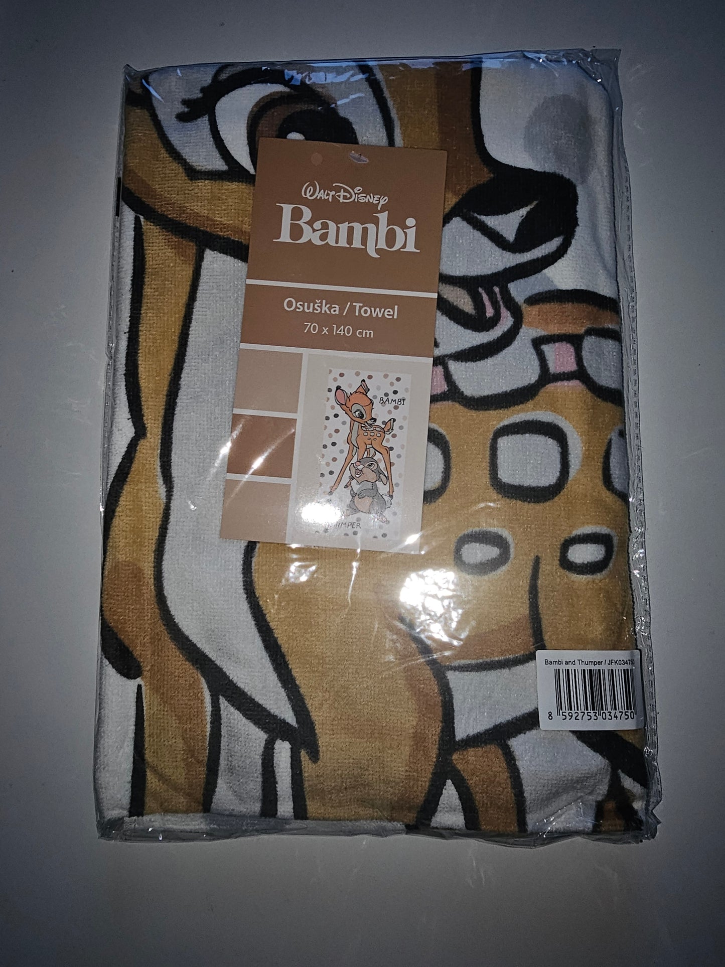 Serviette bambi et panpan