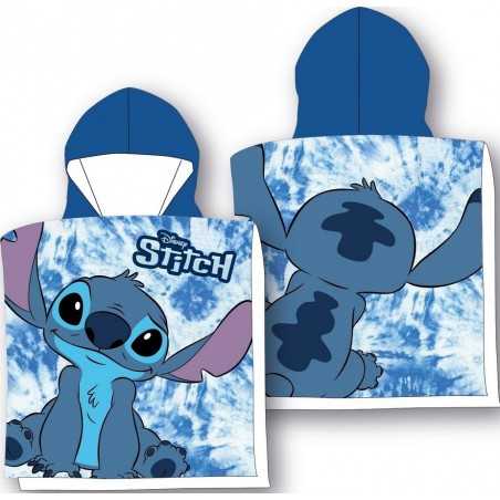 Poncho stitch bleu