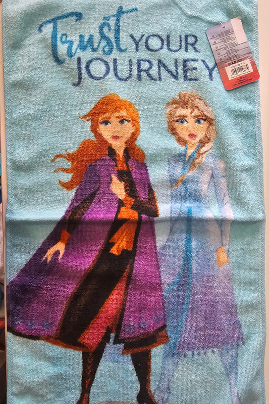 Serviette visage reine des neiges