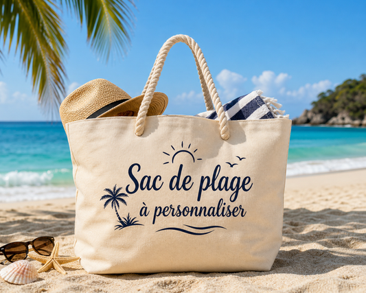Sac de plage à personnaliser