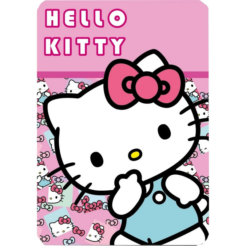Plaid polaire hello kitty