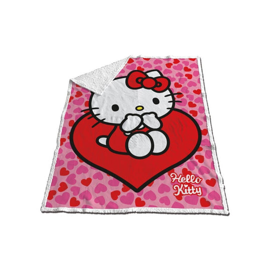 Plaid sherpa hello kitty