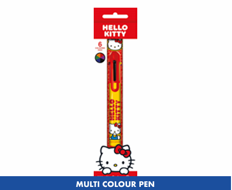 Stylo 6 couleur hello kitty