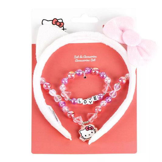 Serre tête hello kitty + accessoires