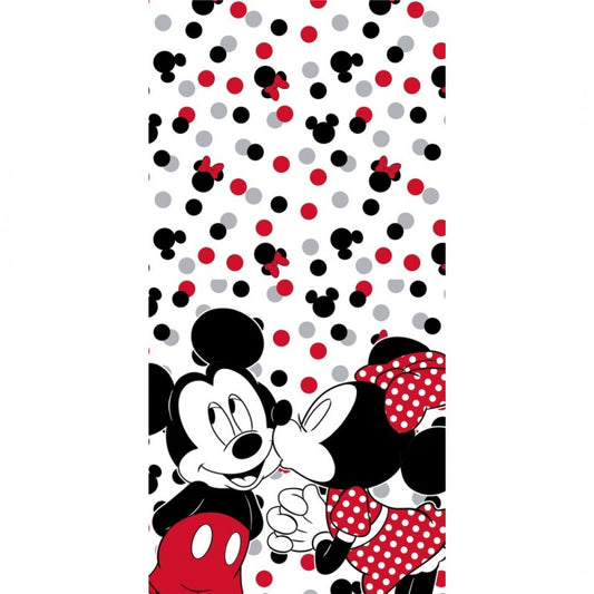 Serviette mickey minnie coton