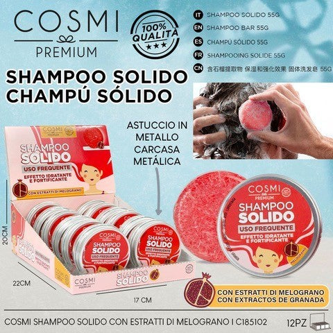 Shampoing solide grenaille
