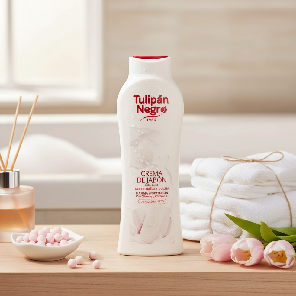 Gel douche tulipan negro crème