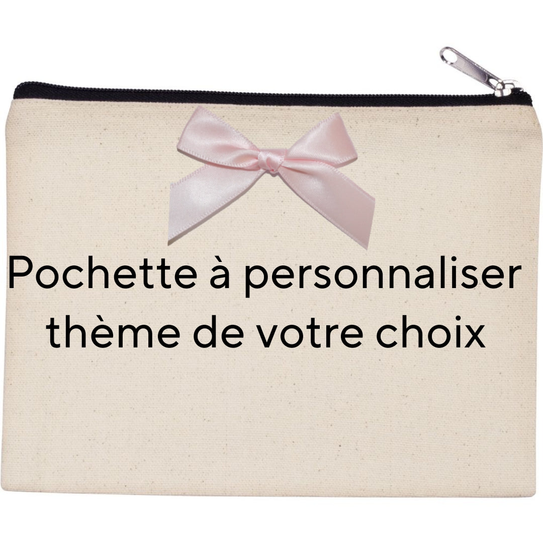 Pochette à personnaliser
