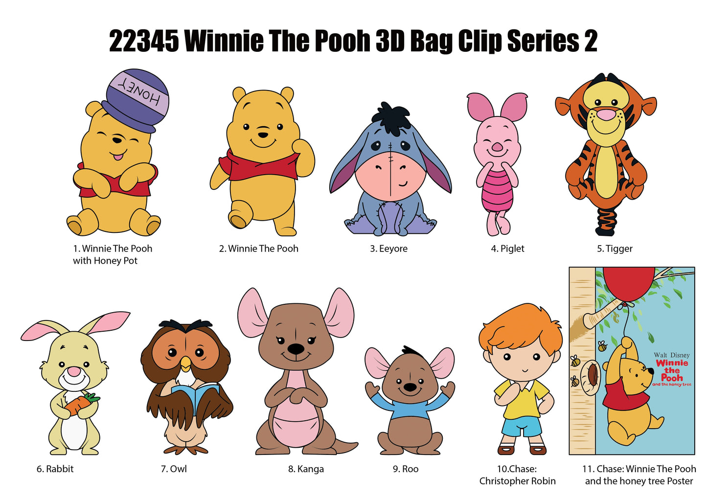 Clip bag mystère winnie