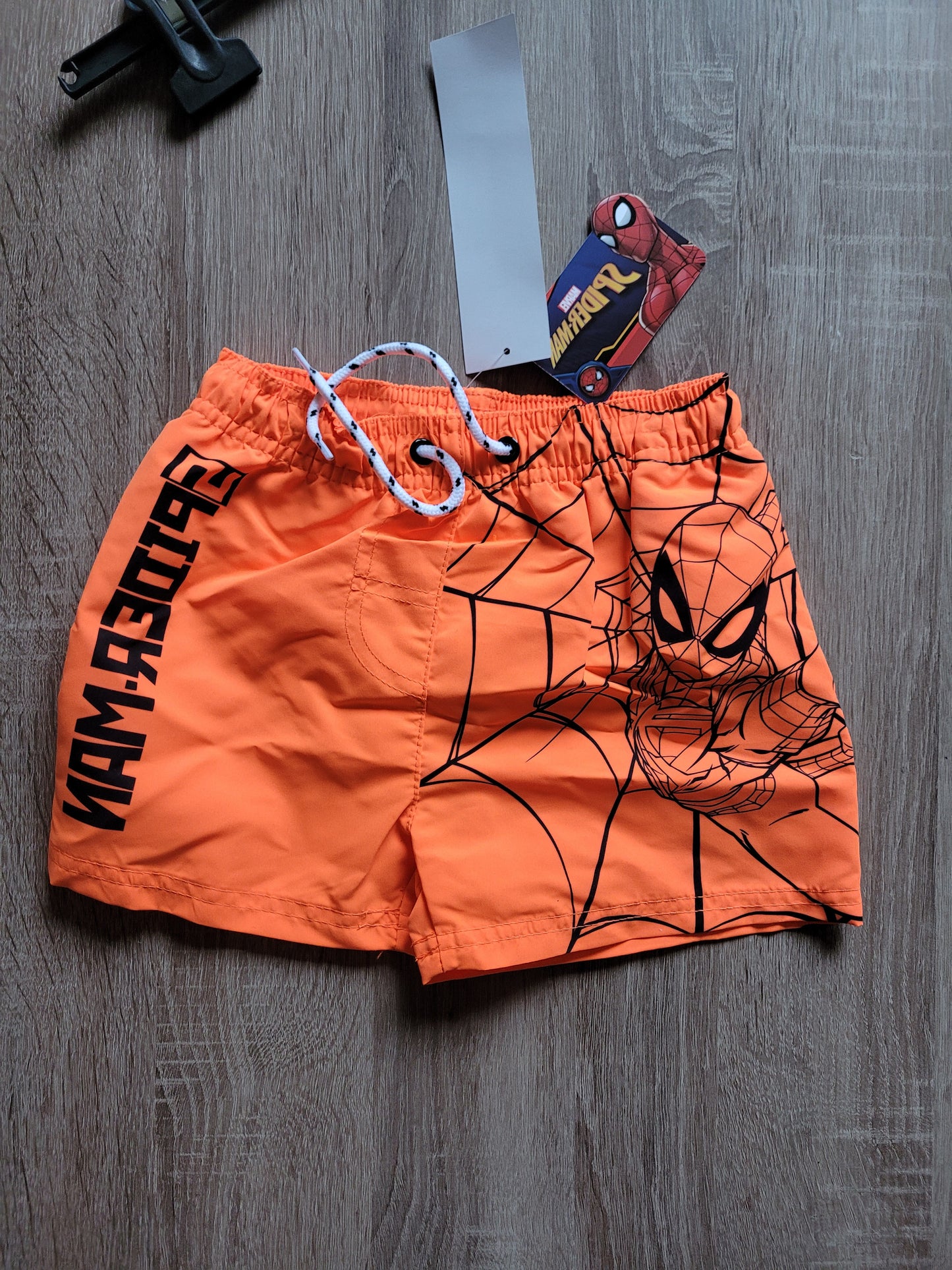 Short de bain spiderman